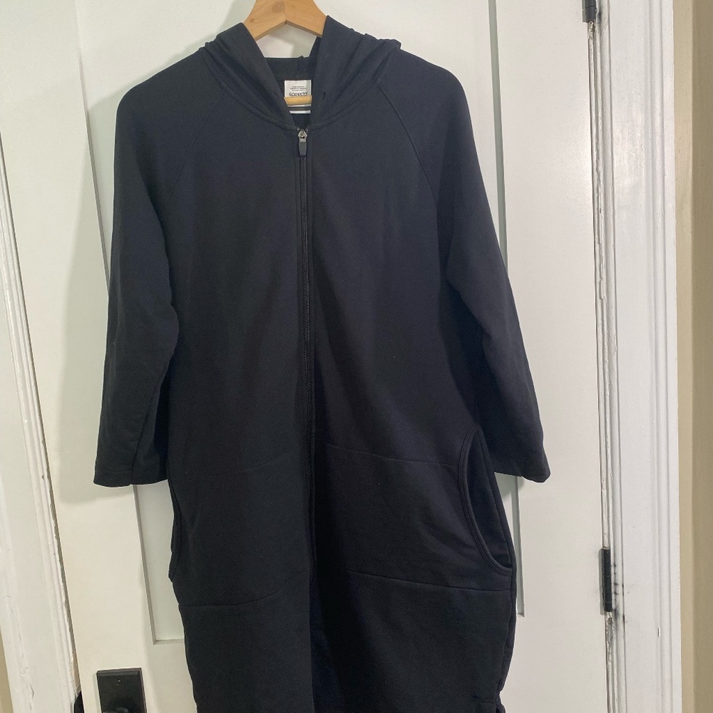 Women's Speedo swimsuit coverup hoodie Size XL